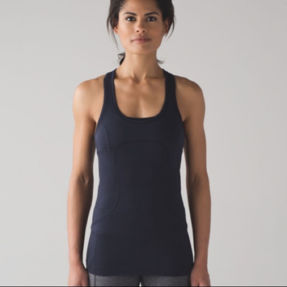 Lululemon Swiftly Tech Racerback Tank Top Midnight Navy Size 6